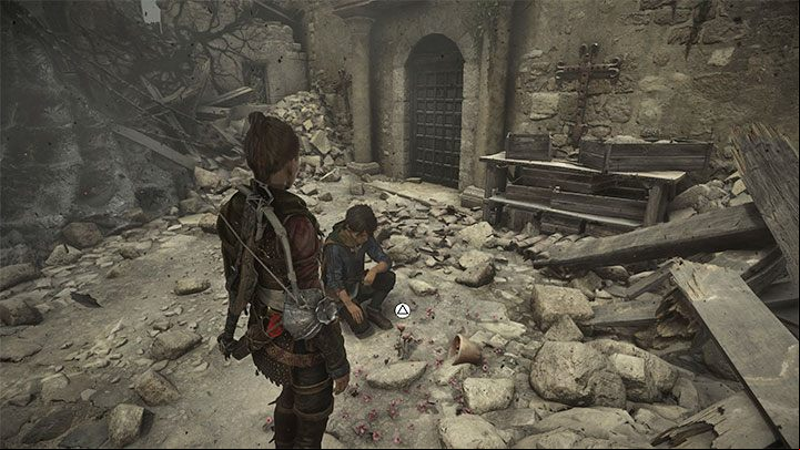 Start making your way through the devastated city - Plague Tale Requiem: Chapter 16, Final Battle - walkthrough - Chapter 16 - King Hugo - A Plague Tale Requiem Guide, Walkthrough