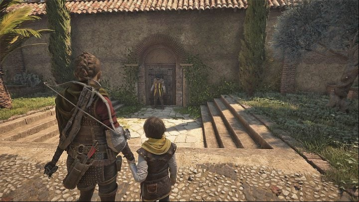 You start in the estate grounds - Plague Tale Requiem: Chapter 9, Explore The Island - walkthrough - Chapter 9 - Tales and Revelations - A Plague Tale Requiem Guide, Walkthrough