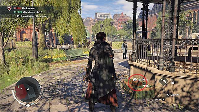The music box is on the briefcase and it is right next to the garden house - The Strand | Secrets of London - Secrets of London - Assassins Creed: Syndicate Game Guide & Walkthrough