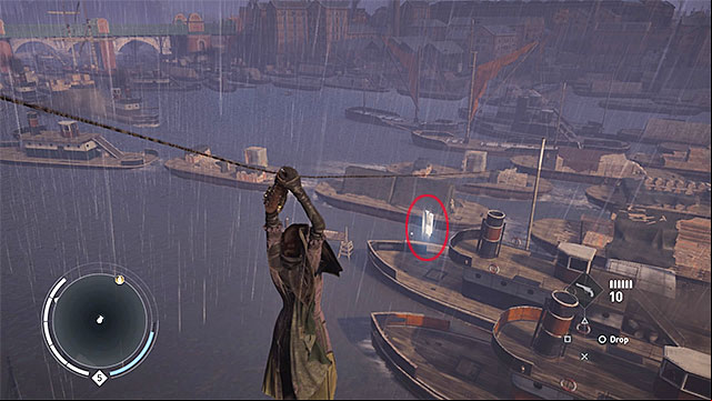 This rift is in the central part of the Thames and it is very high above - The Thames | Helix glitches - Helix glitches - Assassins Creed: Syndicate Game Guide & Walkthrough