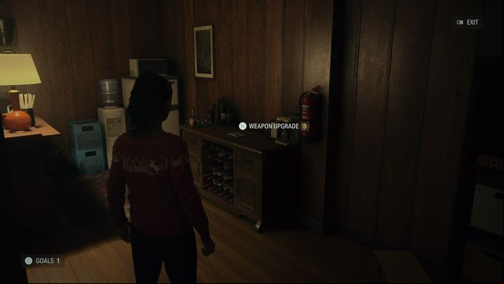 You can upgrade weapons by visiting the Mind Place - Alan Wake 2: Best Weapon Upgrades - Basics - Alan Wake 2 Guide