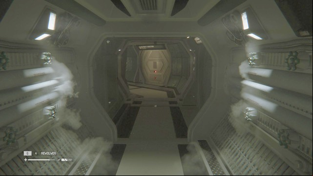 Go back to the room with Morleys rounds and go right - Help Dr. Kuhlman - Walkthrough - Alien: Isolation - Game Guide and Walkthrough