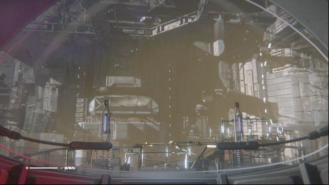 After you input the coordinates, go back to the nearby elevator, and go down - Find a way for the Torrens to dock - Walkthrough - Alien: Isolation - Game Guide and Walkthrough