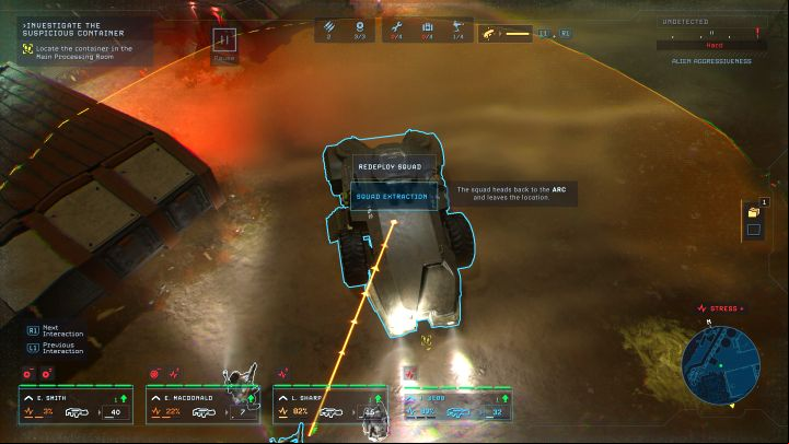 It is very likely that high Alien Aggressiveness will ensue long before you're close to the main goals of the mission, making the situation very difficult - Aliens Dark Descent: How to reset aggressiveness level? - FAQ - Aliens Dark Descent Guide