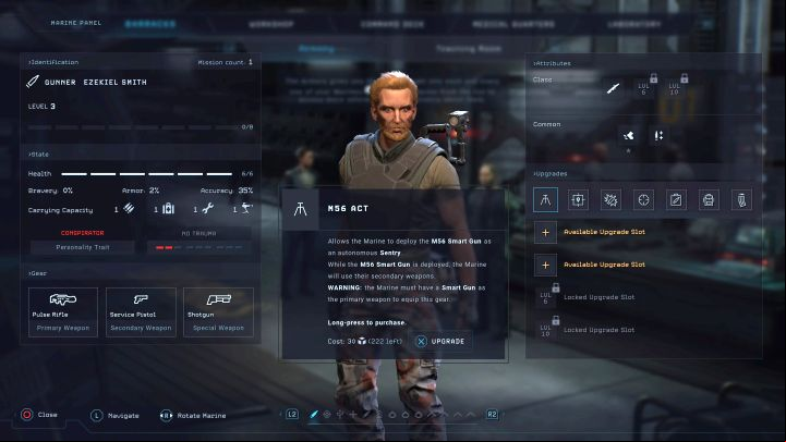 1 - Aliens Dark Descent: All marine classes - Base management - Aliens Dark Descent Guide