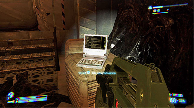 AUDIO LOG 2/12 - Right after opening the door using the powerloader, in the area where you encounter Facehuggers for the first time - Audio Logs - Collectibles - Aliens: Colonial Marines - Game Guide and Walkthrough