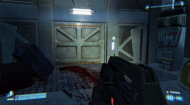 Wait until O'Neal opens the hangar door, and go through it - Locate the missing Marines - Mission 1: Distress - Aliens: Colonial Marines - Game Guide and Walkthrough