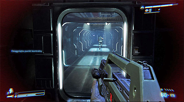 As soon as it's possible, go through the age opened by O'Neal - Get to the cargo bay to aid with the cas-evac (part 2) - Mission 1: Distress - Aliens: Colonial Marines - Game Guide and Walkthrough