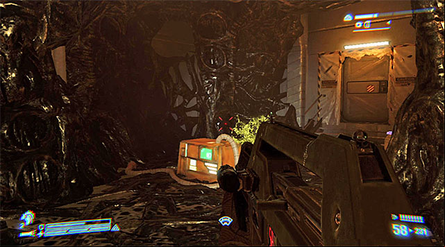 Continue exploring the area - Locate Bella (part 2) - Mission 2: Battle for Sulaco - Aliens: Colonial Marines - Game Guide and Walkthrough