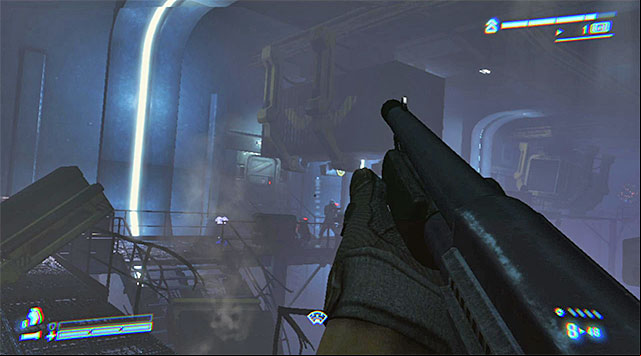 Keep moving straight ahead, but stop every time you see a new wave of enemies - Arm the emergency releases - Mission 3: Sulaco Falls - Aliens: Colonial Marines - Game Guide and Walkthrough