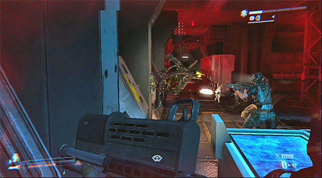 Go straight ahead, then turn left to return to operations (if you get lost, use the motion tracker, which displays the destination) - Report Back to Operations - Mission 4: No Hope in Hadleys - Aliens: Colonial Marines - Game Guide and Walkthrough