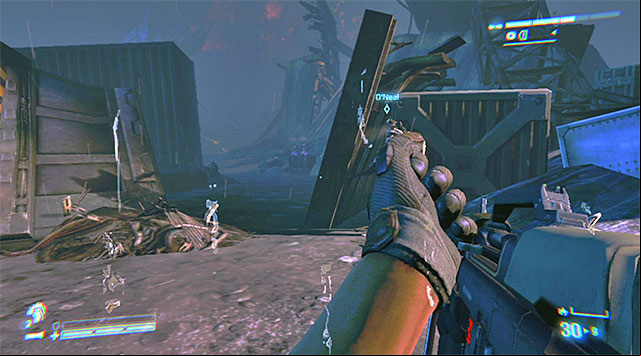 Once again, search the area where the last battle has been fought to replenish your supplies - Rendezvous with Bella and Reid back at Operations - Mission 5: The Raven - Aliens: Colonial Marines - Game Guide and Walkthrough