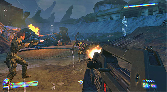Move forward - Find ONeal - Mission 5: The Raven - Aliens: Colonial Marines - Game Guide and Walkthrough