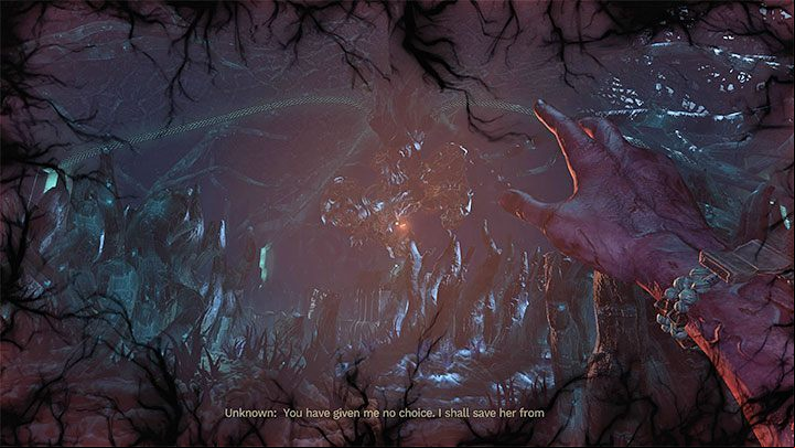 The goddess will try to stop Tasi - Amnesia Rebirth: The Throne Room - 3 endings - Walkthrough - Amnesia Rebirth Guide