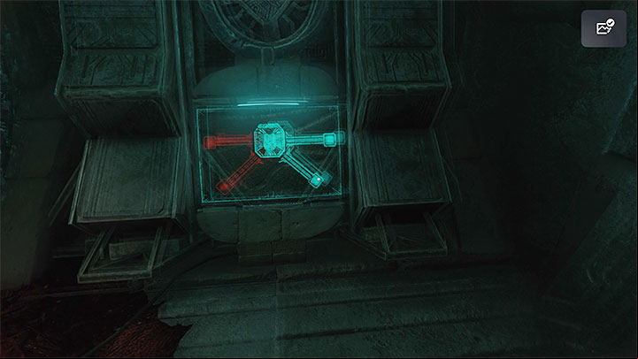 If you did everything correctly, you should see new red connections on the diagram on the side (see picture) - Amnesia Rebirth: The Throne Room - 3 endings - Walkthrough - Amnesia Rebirth Guide