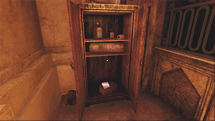 Examine the left corner of the room - Amnesia Rebirth: The Arsenal - walkthrough, secrets - Transition description - Amnesia Rebirth Guide
