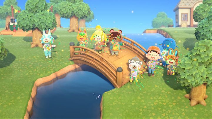 ... but in time you will build bridges over the rivers. - ACNH: River - how to cross? - Gameplay mechanics - Animal Crossing New Horizons Guide
