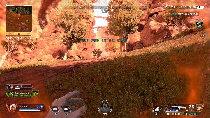 The ever-closing Ring not only makes the gameplay more difficult and forces the players to move the battle into the given location, but can also lead to the death of your hero - Things you should NOT do in Apex Legends - Starting tips - Apex Legends Guide