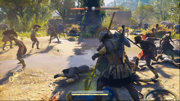 The battlefield is rather big - AC Odyssey: The Wolf Hunt - Main Storyline - Assassins Creed Odyssey Guide
