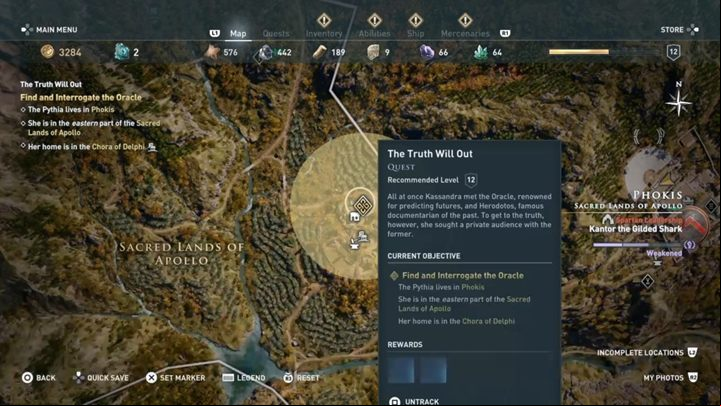 You must get to the oracle and interrogate her in private - AC Odyssey: Of Visions and Visionaries - Main Storyline - Assassins Creed Odyssey Guide