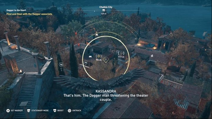 Description: Go to the theatre and talk with the couple - AC Odyssey: Abantis Islands, Side Quests - Side Quests - Assassins Creed Odyssey Guide