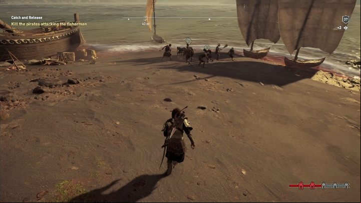 Description: Your objective is to find the womans husband - he is a fisherman - AC Odyssey: Messara, Side Quests - Side Quests - Assassins Creed Odyssey Guide