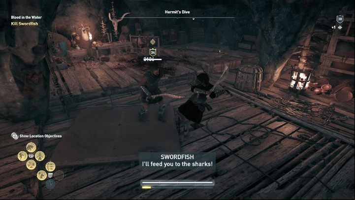 Once the investigation is complete, get in your boat and head for an oasis called Hermits Dive - AC Odyssey: Messara, Side Quests - Side Quests - Assassins Creed Odyssey Guide