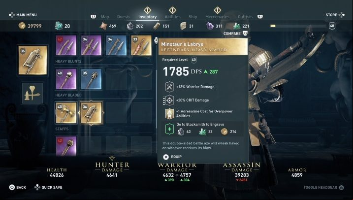 In the second phase the opponents attacks do not change - AC Odyssey: Messara, Side Quests - Side Quests - Assassins Creed Odyssey Guide
