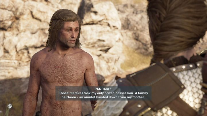 Description: Kill the animals stalking Pandaros, and free him - AC Odyssey: Messara, Side Quests - Side Quests - Assassins Creed Odyssey Guide