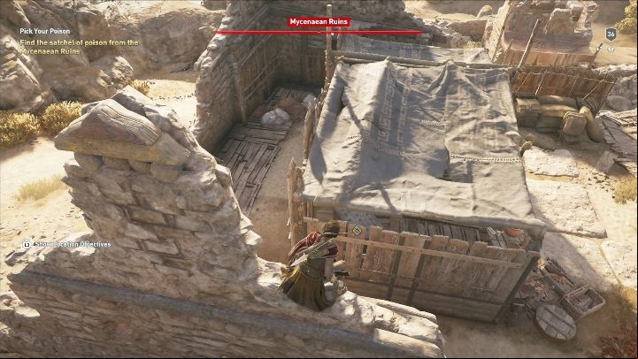 In Pick Your Poison your goal is to find poison in the ruins - AC Odyssey: Kythera Island, Side Quests - Side Quests - Assassins Creed Odyssey Guide