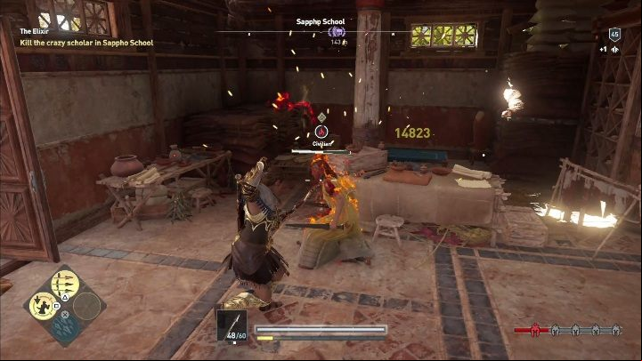 Go back to the woman - AC Odyssey: Lesbos, Side Quests - Side Quests - Assassins Creed Odyssey Guide