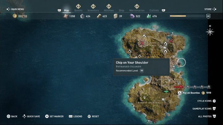 How to start: Speak with the man - AC Odyssey: Chios, Side Quests - Side Quests - Assassins Creed Odyssey Guide