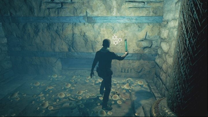There, on the wall, youll find three white stars - AC Odyssey Fate of Atlantis: Three Symbols Entombed - Prologue - Assassins Creed Odyssey Guide