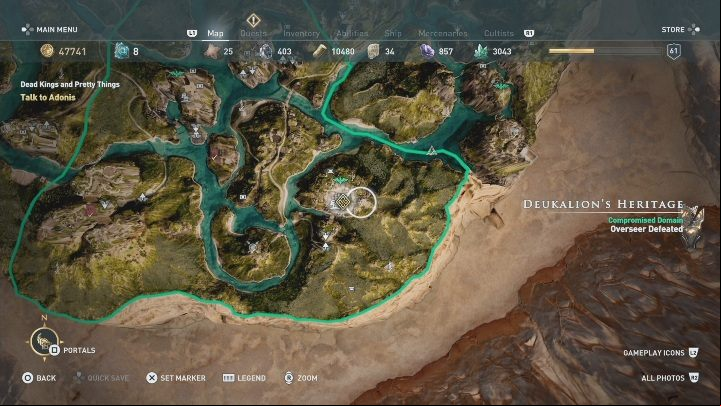 This mission will start with a conversation with Adonis - AC Odyssey Fate of Atlantis: Dominance is Bliss - Episode 1 - Fields of Elysium - Assassins Creed Odyssey Guide