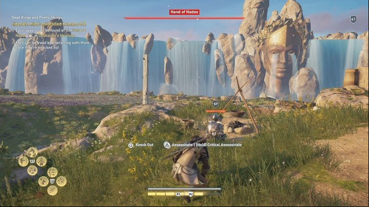 Your task will be to stun 2 rebels and free them from Persephones grasp - AC Odyssey Fate of Atlantis: Dominance is Bliss - Episode 1 - Fields of Elysium - Assassins Creed Odyssey Guide
