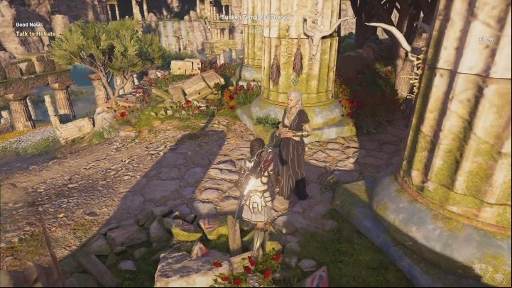 This mission begins with a conversation with Hekate - AC Odyssey Fate of Atlantis: Dominance is Bliss - Episode 1 - Fields of Elysium - Assassins Creed Odyssey Guide