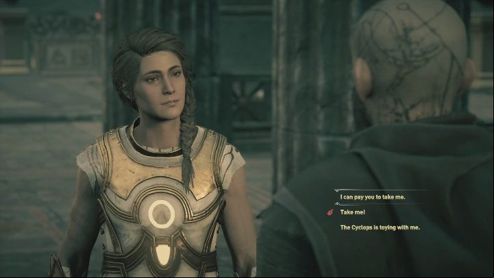 At the end of the location, you will meet a woman - AC Odyssey Fate of Atlantis: Lost and Found - Episode 2 - Torment of Hades - Assassins Creed Odyssey Guide