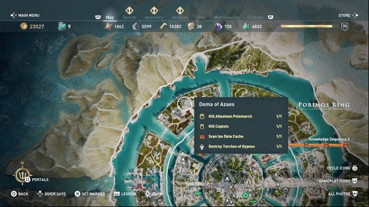 The last part of the armor is in Doma of Azas, located in the north-west part of Atlantis - AC Odyssey Fate of Atlantis: Rightfully Yours - Episode 3 - Judgement of Atlantis - Assassins Creed Odyssey Guide