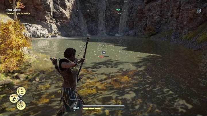 not to throw her into deep water - this will make it impossible to complete the task. - AC Odyssey: Daughters of Lalaia, Side Quests Walkthrough - Side Quests - Assassins Creed Odyssey Guide