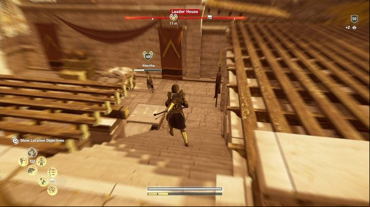 Once you have a clue, go to the Leaders House - AC Odyssey Legacy of the first blade DLC: Order of Hunters - Order of the Ancients - Assassins Creed Odyssey Guide