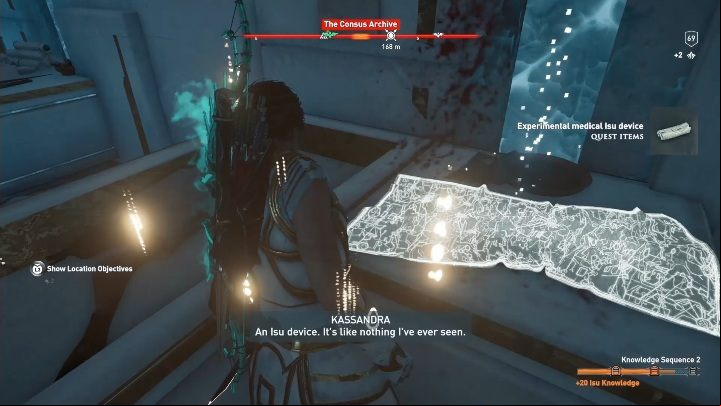 Before you leave, check the room with corpses - AC Odyssey Fate of Atlantis: The Consus Archive - Archives - Assassins Creed Odyssey Guide