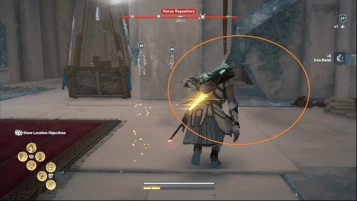 A hole in the wall is on the right side of the building - AC Odyssey Fate of Atlantis: Horus Repository, Archives - Archives - Assassins Creed Odyssey Guide