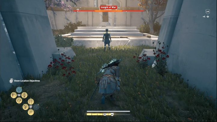 Climb the stairs, destroy the enemy and interact with the tablet to complete this location - AC Odyssey Fate of Atlantis: Insight of War, Perception of Hermes - Perception of Hermes - Assassins Creed Odyssey Guide