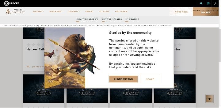 1 - AC Odyssey: Basic information, Story Creator Mode - Story Creator Mode - Assassins Creed Odyssey Guide