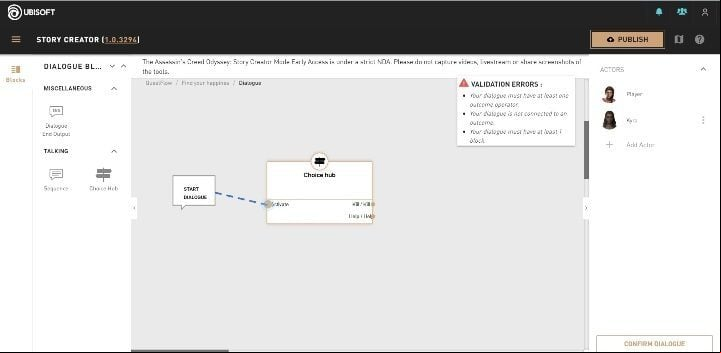 The Story Creator Mode tool allows you to create decision making moments - AC Odyssey: Your mission - how to create in Story Creator Mode? - Story Creator Mode - Assassins Creed Odyssey Guide
