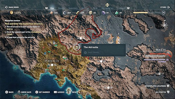 The easiest way to locate the ship is to search the map looking for the golden icon of the Adrestia ship (see above) - AC Odyssey: How to find the moored ship? - FAQ - Assassins Creed Odyssey Guide