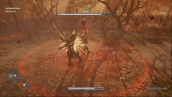 After a while, Deimos will appear and a fight awaits you - AC Odyssey: Important choices in Chapter 7 - Important choices - Assassins Creed Odyssey Guide