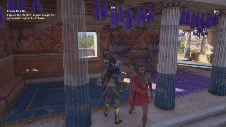 Talk to him, then talk to Taures - The Show Must Go On - Side Quests in Assassins Creed Odyssey - Free DLC Side Quests - Assassins Creed Odyssey Guide