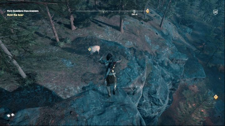 Your next task will be to kill the wild boar - AC Odyssey Legacy of the first blade: More Questions than Answers - Episode 1 - Assassins Creed Odyssey Guide