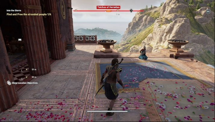 This mission consists in entering the enemy fort and the releasing a group of four prisoners - AC Odyssey Legacy of the first blade: Into the Storm - Episode 2 - Shadow Heritage - Assassins Creed Odyssey Guide